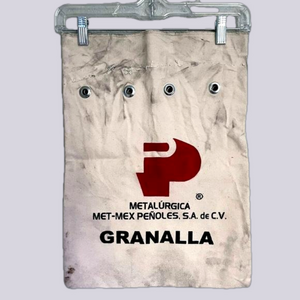 Vintage Peñoles Cloth Cinch Heavy Duty Money Bag 14”X19”